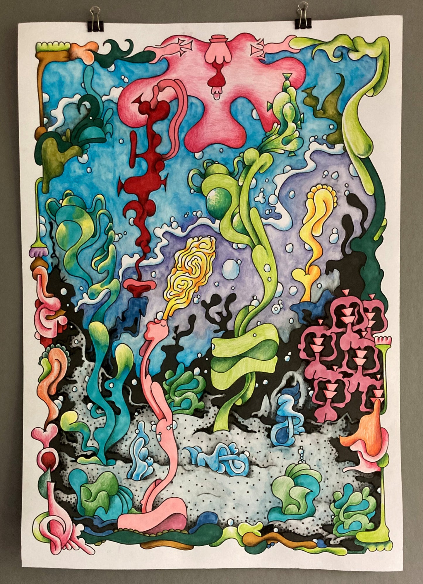Coral Poster (Original Art)