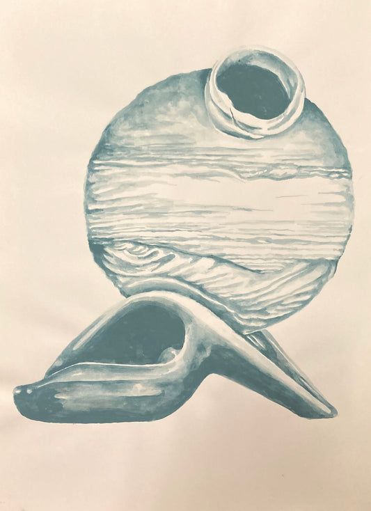 Experimental Shape Poster (Original Art)